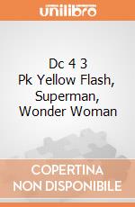 Dc 4 3 Pk Yellow Flash, Superman, Wonder Woman gioco di Monogram