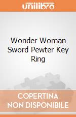 Wonder Woman Sword Pewter Key Ring gioco di Monogram