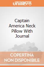 Captain America Neck Pillow With Journal gioco di Monogram