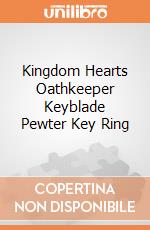 Kingdom Hearts Oathkeeper Keyblade Pewter Key Ring gioco di Monogram