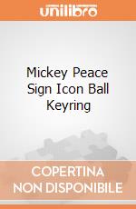 Mickey Peace Sign Icon Ball Keyring gioco
