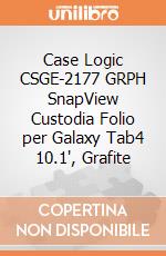 Case Logic CSGE-2177 GRPH SnapView Custodia Folio per Galaxy Tab4 10.1