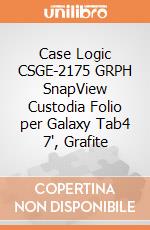 Case Logic CSGE-2175 GRPH SnapView Custodia Folio per Galaxy Tab4 7