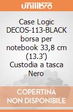 Case Logic DECOS-113-BLACK borsa per notebook 33,8 cm (13.3