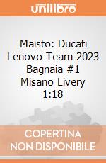 Maisto: Ducati Lenovo Team 2023 Bagnaia #1 Misano Livery 1:18 giochi