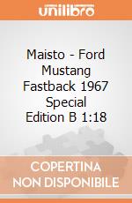 Maisto - Ford Mustang Fastback 1967 Special Edition B 1:18 gioco