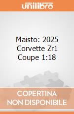 Maisto: 2025 Corvette Zr1 Coupe 1:18 giochi