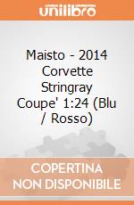Maisto - 2014 Corvette Stringray Coupe' 1:24 (Blu / Rosso) gioco di Maisto
