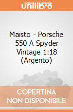 Maisto - Porsche 550 A Spyder Vintage 1:18 (Argento) gioco di Maisto