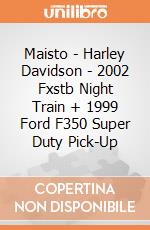 Maisto - Harley Davidson - 2002 Fxstb Night Train + 1999 Ford F350 Super Duty Pick-Up gioco