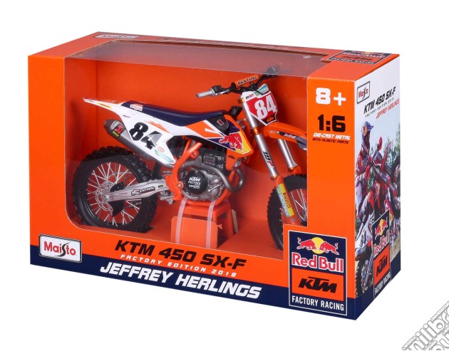 Maisto: Red Bull Ktm Supercross Sx450 1:6 Red Bull Ktm Supercross Sx450 2018 #84 gioco