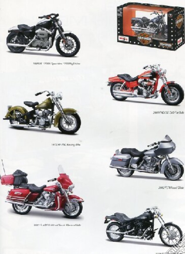 Maisto - Moto Harley Davidson 1:18 (un articolo senza possibilità di scelta) gioco di Maisto