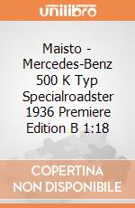 Maisto - Mercedes-Benz 500 K Typ Specialroadster 1936 Premiere Edition B 1:18 gioco