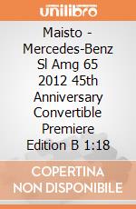Maisto - Mercedes-Benz Sl Amg 65 2012 45th Anniversary Convertible Premiere Edition B 1:18 gioco