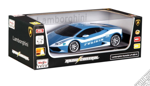 Maisto - Tech - Lamborghini Huracan Polizia Radiocomando 1:24 gioco di Maisto