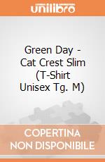 Green Day - Cat Crest Slim (T-Shirt Unisex Tg. M) gioco