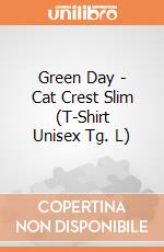 Green Day - Cat Crest Slim (T-Shirt Unisex Tg. L) gioco