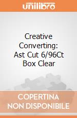Creative Converting: Ast Cut 6/96Ct Box Clear giochi