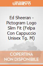 Ed Sheeran - Pictogram Logo Slim Fit (Felpa Con Cappuccio Unisex Tg. M) gioco