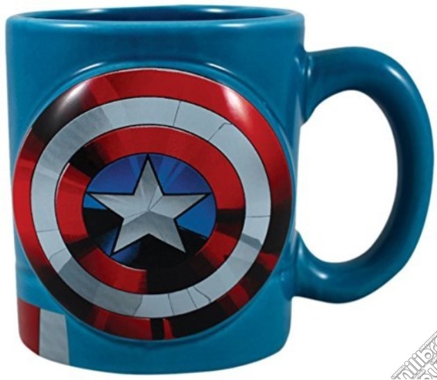 Marvel Captain America 20 Oz. Sculpted Ceramic Mug gioco di Vandor