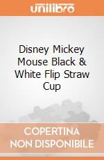 Disney Mickey Mouse Black & White Flip Straw Cup gioco di Vandor