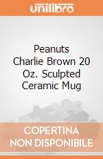 Peanuts Charlie Brown 20 Oz. Sculpted Ceramic Mug gioco di Vandor