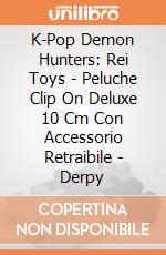 K-Pop Demon Hunters: Rei Toys - Peluche Clip On Deluxe 10 Cm Con Accessorio Retraibile - Derpy giochi