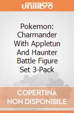 Pokemon: Charmander With Appletun And Haunter Battle Figure Set 3-Pack gioco