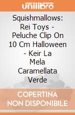 Squishmallows: Rei Toys - Peluche Clip On 10 Cm Halloween - Keir La Mela Caramellata Verde giochi