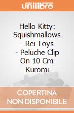 Hello Kitty: Squishmallows - Rei Toys - Peluche Clip On 10 Cm Kuromi giochi