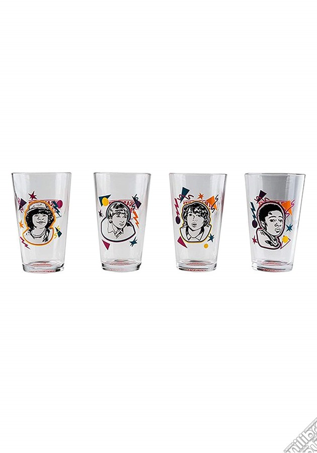 Funko Pint Glass Set: - Stranger Things Characters 4Pk gioco di Funko