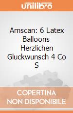 Amscan: 6 Latex Balloons Herzlichen Gluckwunsch 4 Co S gioco