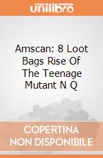 Amscan: 8 Loot Bags Rise Of The Teenage Mutant N Q giochi