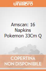 Amscan: 16 Napkins Pokemon 33Cm Q giochi