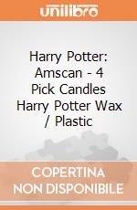 Harry Potter: Amscan - 4 Pick Candles Harry Potter Wax / Plastic gioco