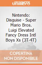 Nintendo: Disguise - Super Mario Bros. Luigi Elevated Fancy Dress Intl Boys Xs (3T-4T) giochi
