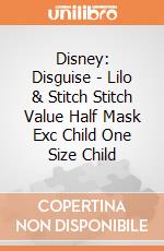 Disney: Disguise - Lilo & Stitch Stitch Value Half Mask Exc Child One Size Child giochi