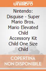 Nintendo: Disguise - Super Mario Bros. Mario Elevated Child Accessory Kit Child One Size Child giochi