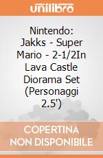 Nintendo: Jakks - Super Mario - 2-1/2In Lava Castle Diorama Set (Personaggi 2.5