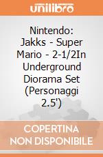 Nintendo: Jakks - Super Mario - 2-1/2In Underground Diorama Set (Personaggi 2.5