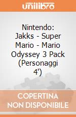 Nintendo: Jakks - Super Mario - Mario Odyssey 3 Pack (Personaggi 4
