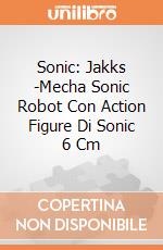 Sonic: Jakks -Mecha Sonic Robot Con Action Figure Di Sonic 6 Cm giochi