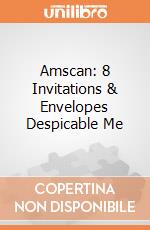Amscan: 8 Invitations & Envelopes Despicable Me gioco