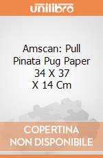 Amscan: Pull Pinata Pug Paper 34 X 37 X 14 Cm giochi