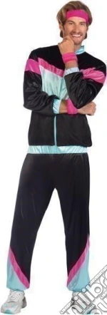 Amscan: Adult Costume 80S Shell Suit Black Size-Standard giochi