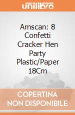 Amscan: 8 Confetti Cracker Hen Party Plastic/Paper 18Cm gioco