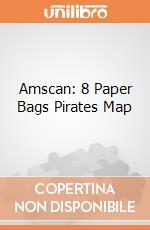 Amscan: 8 Paper Bags Pirates Map giochi