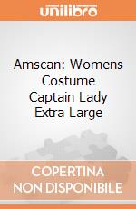Amscan: Womens Costume Captain Lady Extra Large gioco