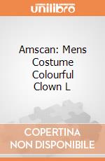Amscan: Mens Costume Colourful Clown L gioco