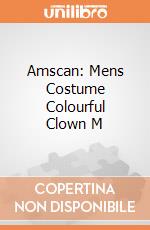 Amscan: Mens Costume Colourful Clown M gioco